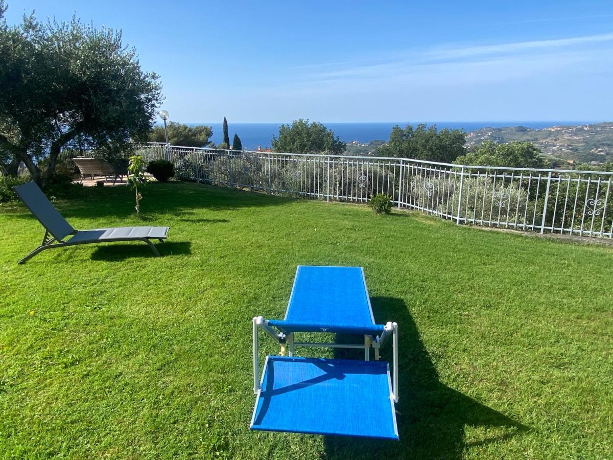 Casa Vista Mare - Superb Garden And Parking Included Villa Imperia Dış mekan fotoğraf